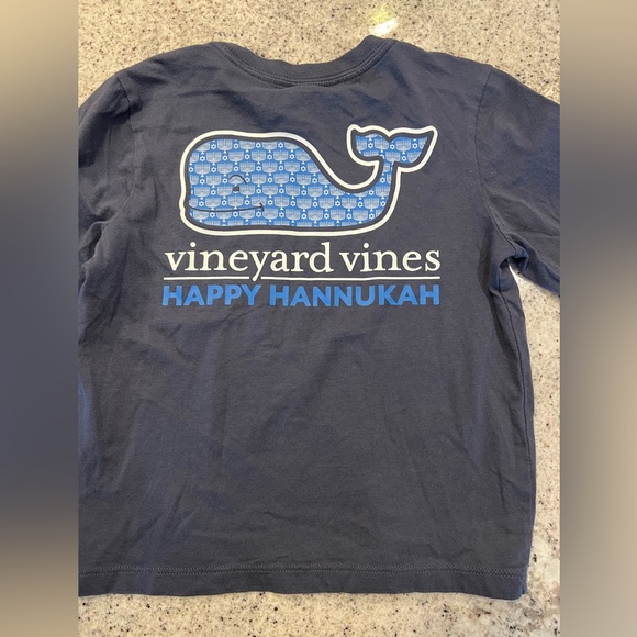 Vineyard Vines Hanukkah Shirt 4T - Picture 2 of 6